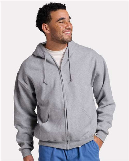 Custom Embroidered  JERZEES Rugged Full-Zip Hooded Sweatshirt Z12MR  