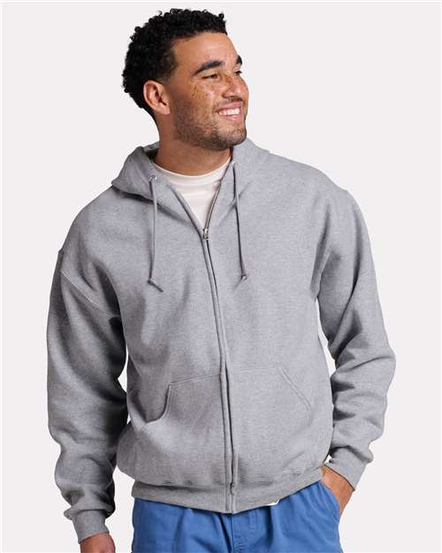 Custom Embroidered  JERZEES Rugged Full-Zip Hooded Sweatshirt Z12MR  