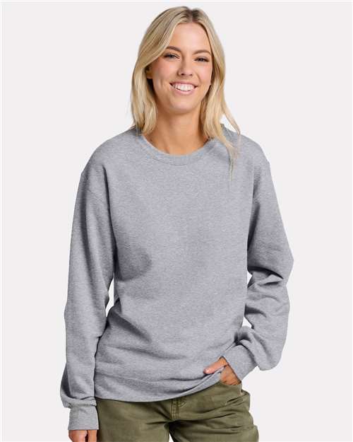 Custom Embroidered  JERZEES Ultimate CVC Crewneck Sweatshirt IC48MR  