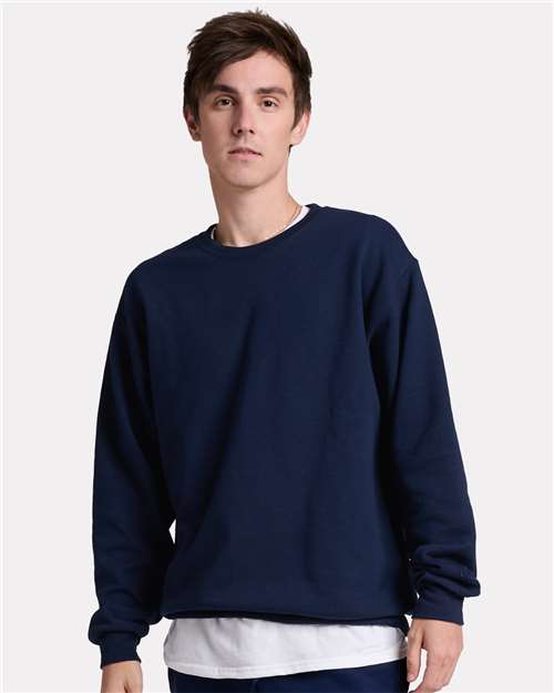Custom Embroidered  JERZEES Ultimate CVC Crewneck Sweatshirt IC48MR  