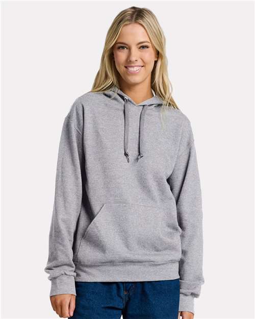 Custom Embroidered  JERZEES Ultimate CVC Hooded Sweatshirt IC49MR  