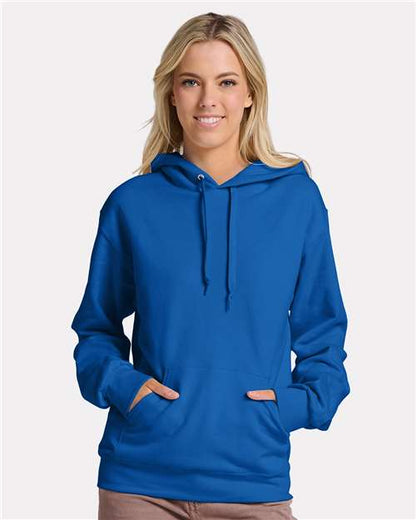 Custom Embroidered  JERZEES Ultimate CVC Hooded Sweatshirt IC49MR  