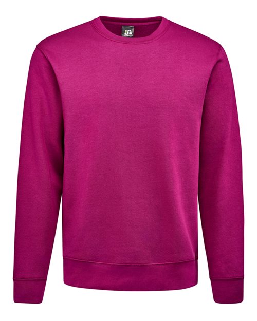 J. America BTB Fleece Crewneck Sweatshirt 8721