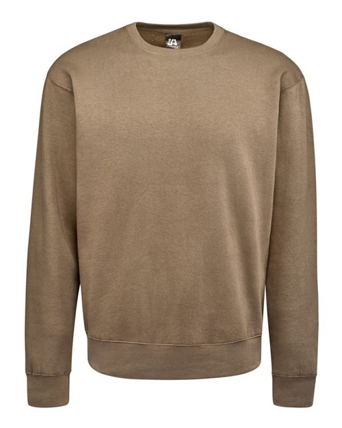 J. America BTB Fleece Crewneck Sweatshirt 8721