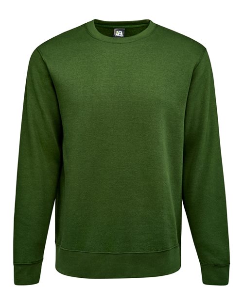 J. America BTB Fleece Crewneck Sweatshirt 8721