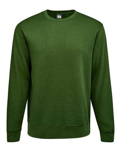J. America BTB Fleece Crewneck Sweatshirt 8721