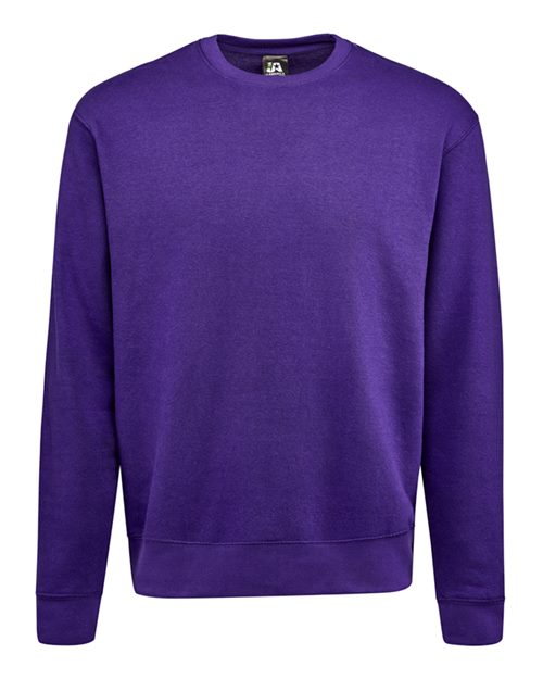 J. America BTB Fleece Crewneck Sweatshirt 8721