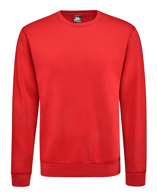 J. America BTB Fleece Crewneck Sweatshirt 8721