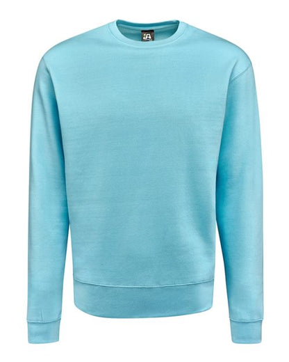 J. America BTB Fleece Crewneck Sweatshirt 8721