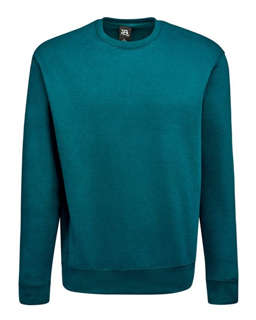 J. America BTB Fleece Crewneck Sweatshirt 8721
