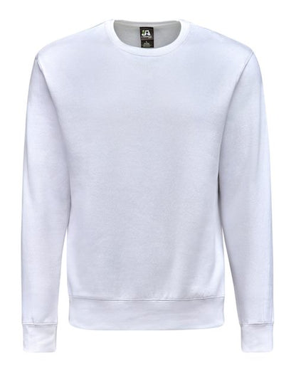 J. America BTB Fleece Crewneck Sweatshirt 8721