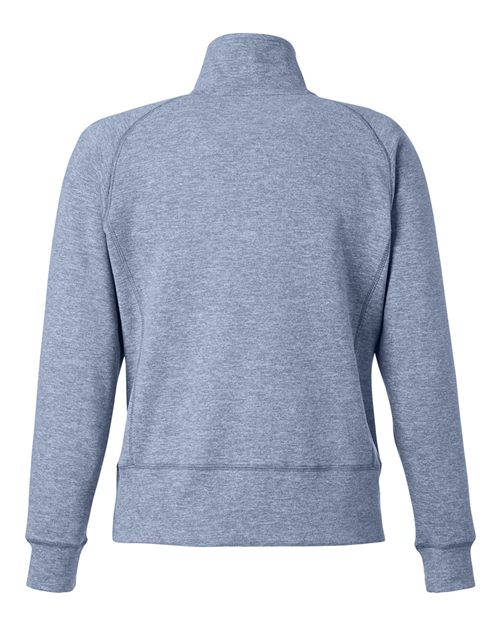 J. America Women's Electric Fleece Quarter-Zip Sweatshirt 8743