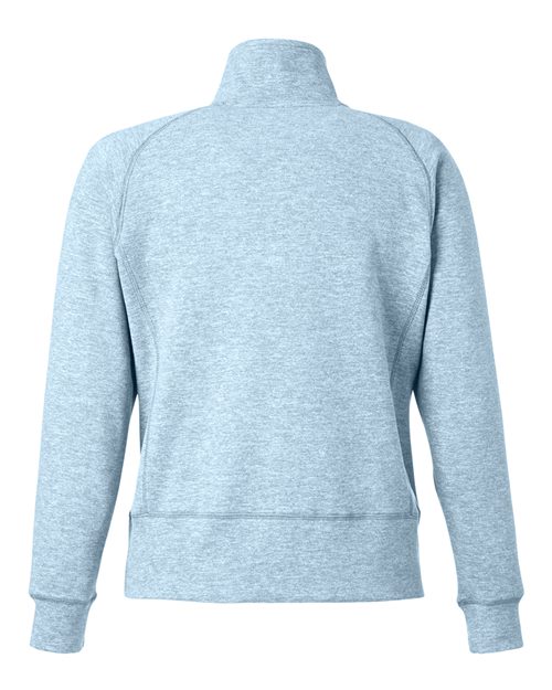 J. America Women's Electric Fleece Quarter-Zip Sweatshirt 8743