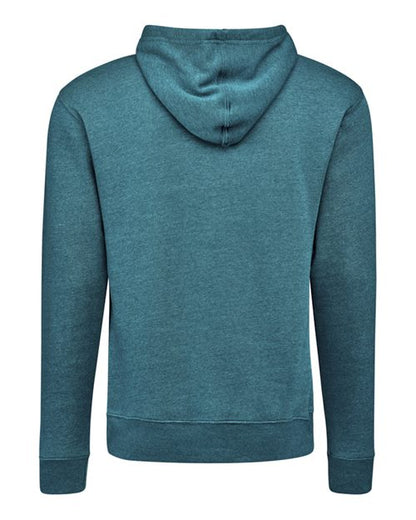 J. America Triblend Fleece Hooded Sweatshirt 8871 Storm Triblend
