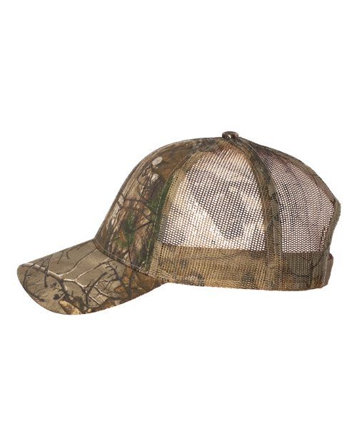 Kati Camo Woven USA Flag Mesh Cap LC350M