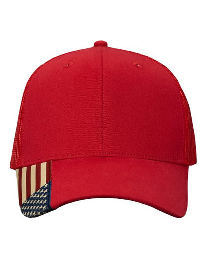 Kati USA Flag Mesh Cap AM350M