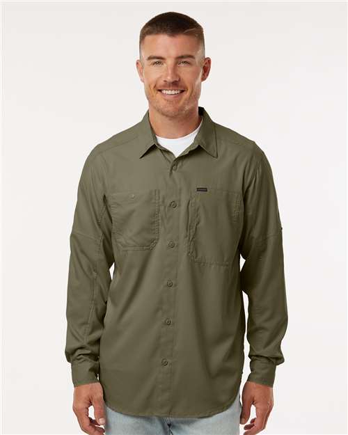 Custom Embroidered  Columbia Silver Ridge™ Utility Lite Long Sleeve Shirt 201293  