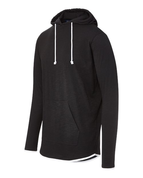 MV Sport Unisex Miles Slub Hooded Long Sleeve T-Shirt 12612