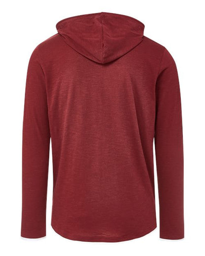 MV Sport Unisex Miles Slub Hooded Long Sleeve T-Shirt 12612