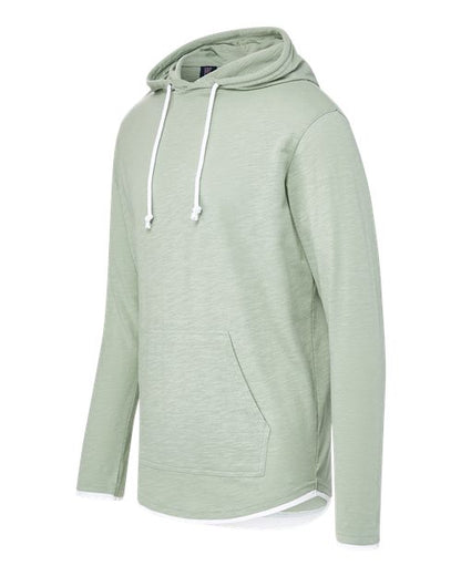 MV Sport Unisex Miles Slub Hooded Long Sleeve T-Shirt 12612
