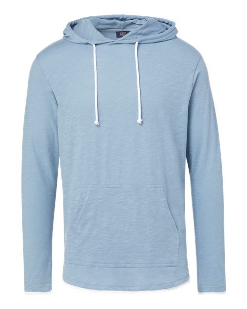 MV Sport Unisex Miles Slub Hooded Long Sleeve T-Shirt 12612