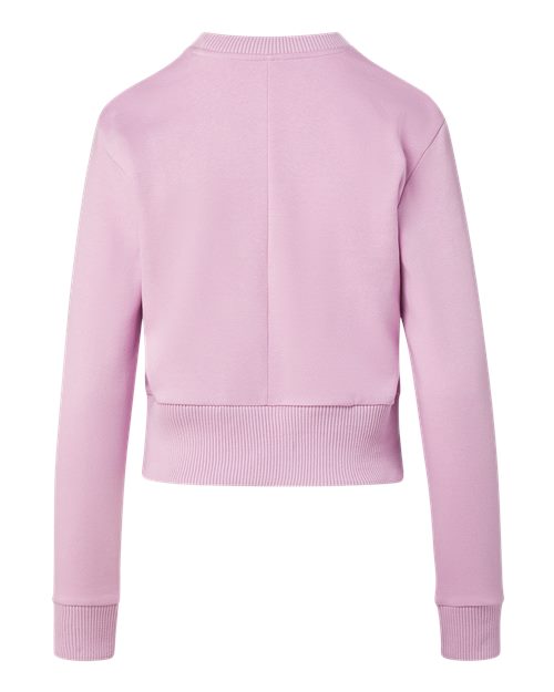 MV Sport Women's Romi Cloud Fleece Crop Crewneck Sweatshirt W22106