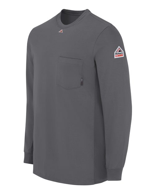 Bulwark Men's Tall Knit Long Sleeve T-Shirt 12635