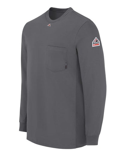 Bulwark Men's Tall Knit Long Sleeve T-Shirt 12635