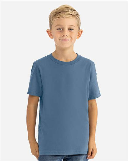 Next Level Youth Cotton T-Shirt 3310 Blue Jean