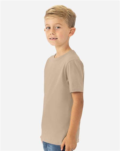 Next Level Youth Cotton T-Shirt 3310 Tan
