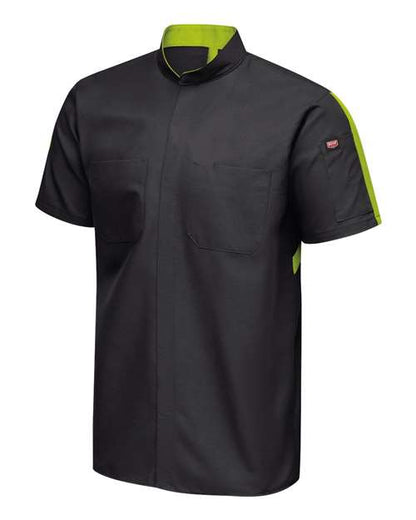 Red Kap Men's Tall Mimix Pro+ Short Sleeve Work Shirt With OilBlok 12704