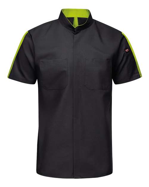 Red Kap Men's Tall Mimix Pro+ Short Sleeve Work Shirt With OilBlok 12704