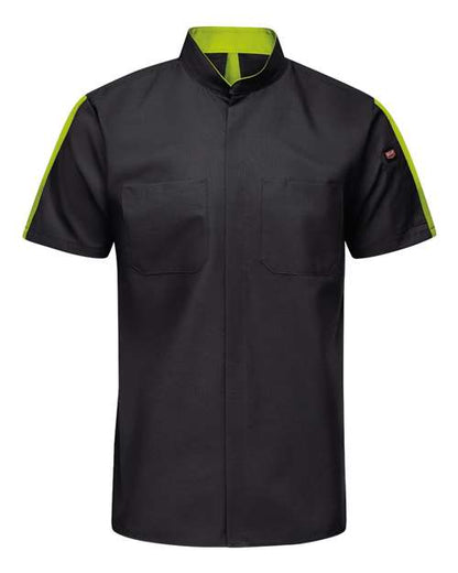 Red Kap Men's Tall Mimix Pro+ Short Sleeve Work Shirt With OilBlok 12704