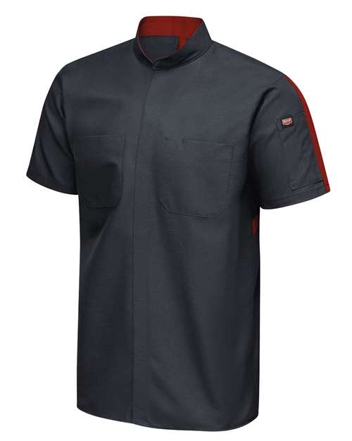 Red Kap Men's Tall Mimix Pro+ Short Sleeve Work Shirt With OilBlok 12704