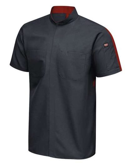 Red Kap Men's Tall Mimix Pro+ Short Sleeve Work Shirt With OilBlok 12704