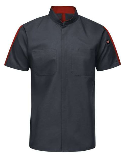 Red Kap Men's Tall Mimix Pro+ Short Sleeve Work Shirt With OilBlok 12704