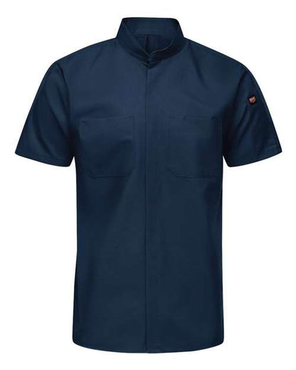 Red Kap Men's Tall Mimix Pro+ Short Sleeve Work Shirt With OilBlok 12704