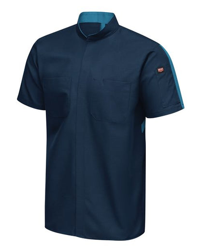 Red Kap Men's Tall Mimix Pro+ Short Sleeve Work Shirt With OilBlok 12704