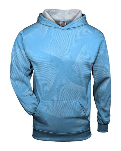 Badger Youth Warp Hooded Long Sleeve T-Shirt 2413