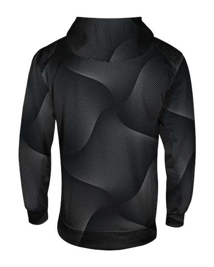 Custom EmbroideredBadger Men's Warp Hooded Sweatshirt 12711 Black