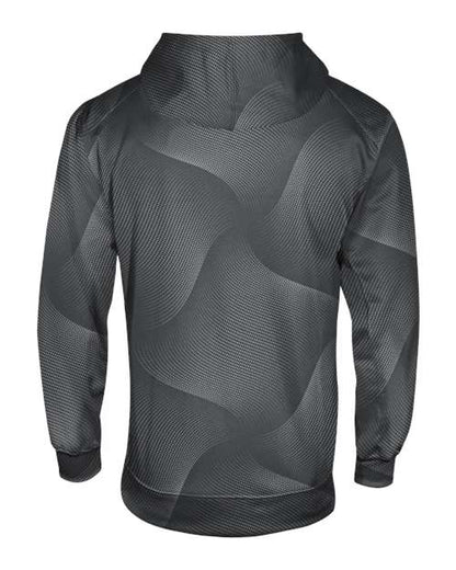 Custom EmbroideredBadger Men's Warp Hooded Sweatshirt 12711 Graphite