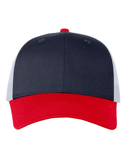 Valucap Mesh-Back Twill Trucker Cap 458