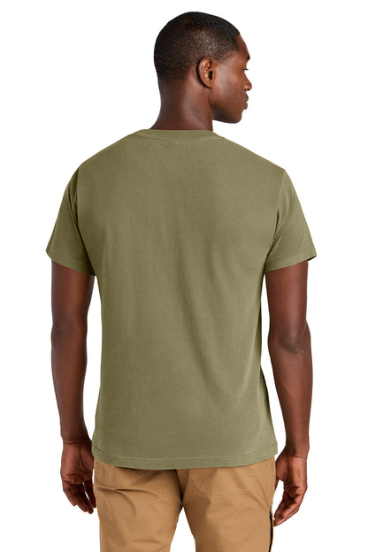 Custom Embroidered American Apparel Unisex Heavyweight Cotton Garment-Dyed Tee 1301GD,Faded Army