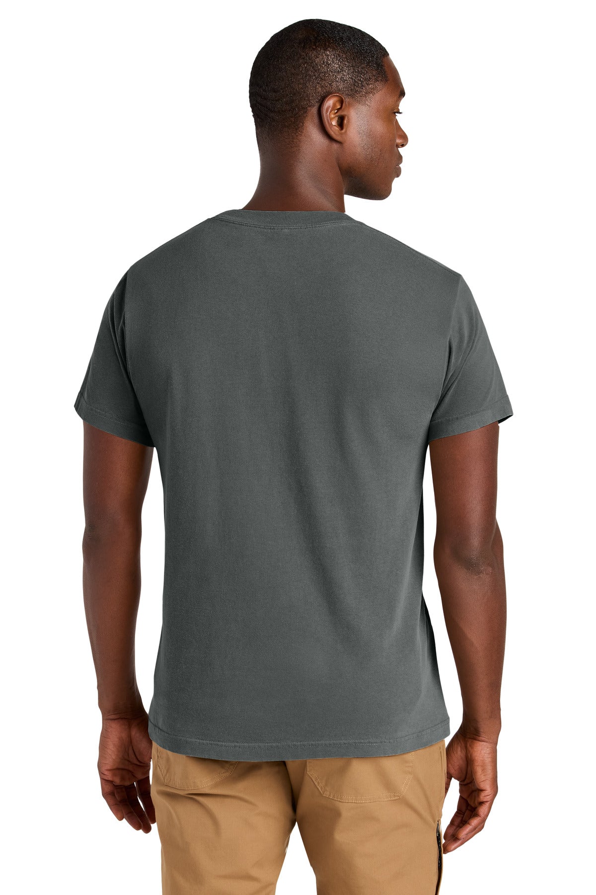 Custom Embroidered American Apparel Unisex Heavyweight Cotton Garment-Dyed Tee 1301GD,Faded Black