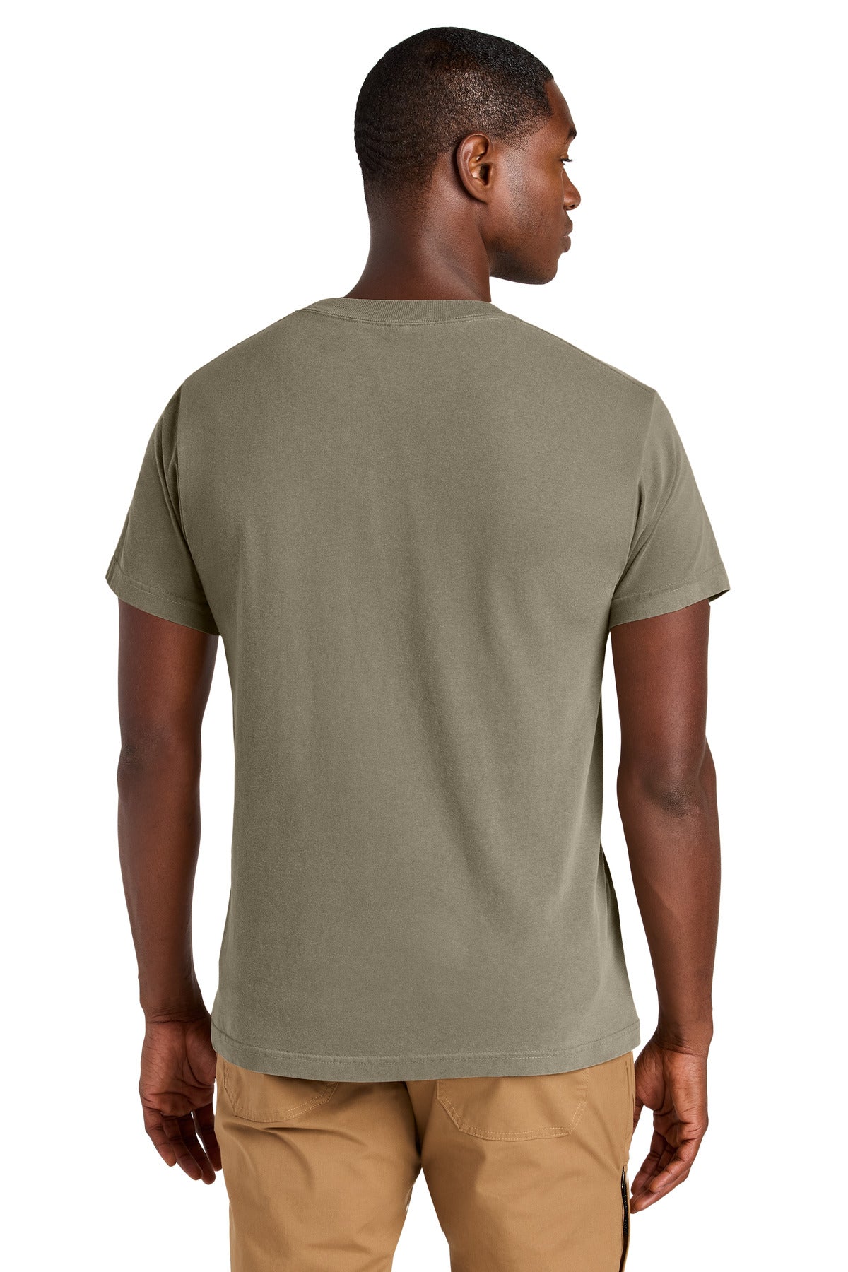Custom Embroidered American Apparel Unisex Heavyweight Cotton Garment-Dyed Tee 1301GD,Faded Brown