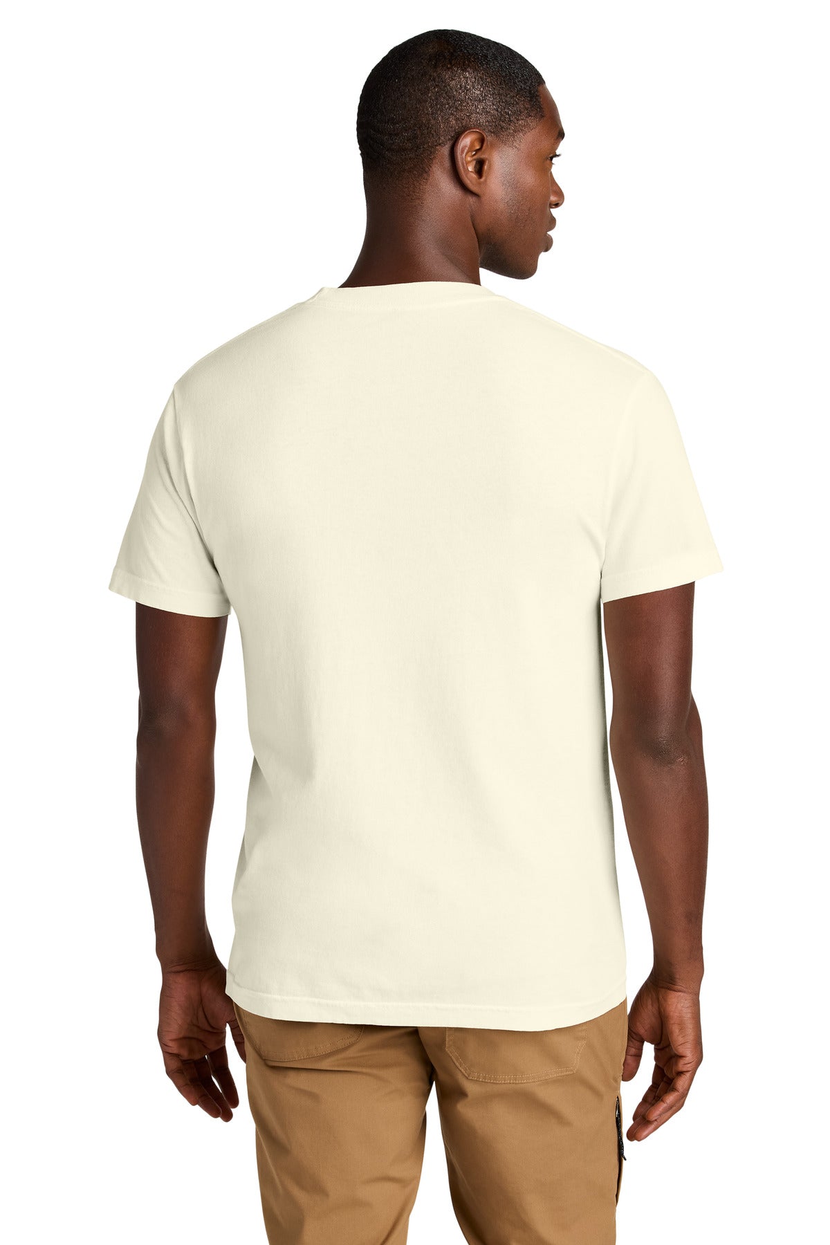 Custom Embroidered American Apparel Unisex Heavyweight Cotton Garment-Dyed Tee 1301GD,Faded Cream