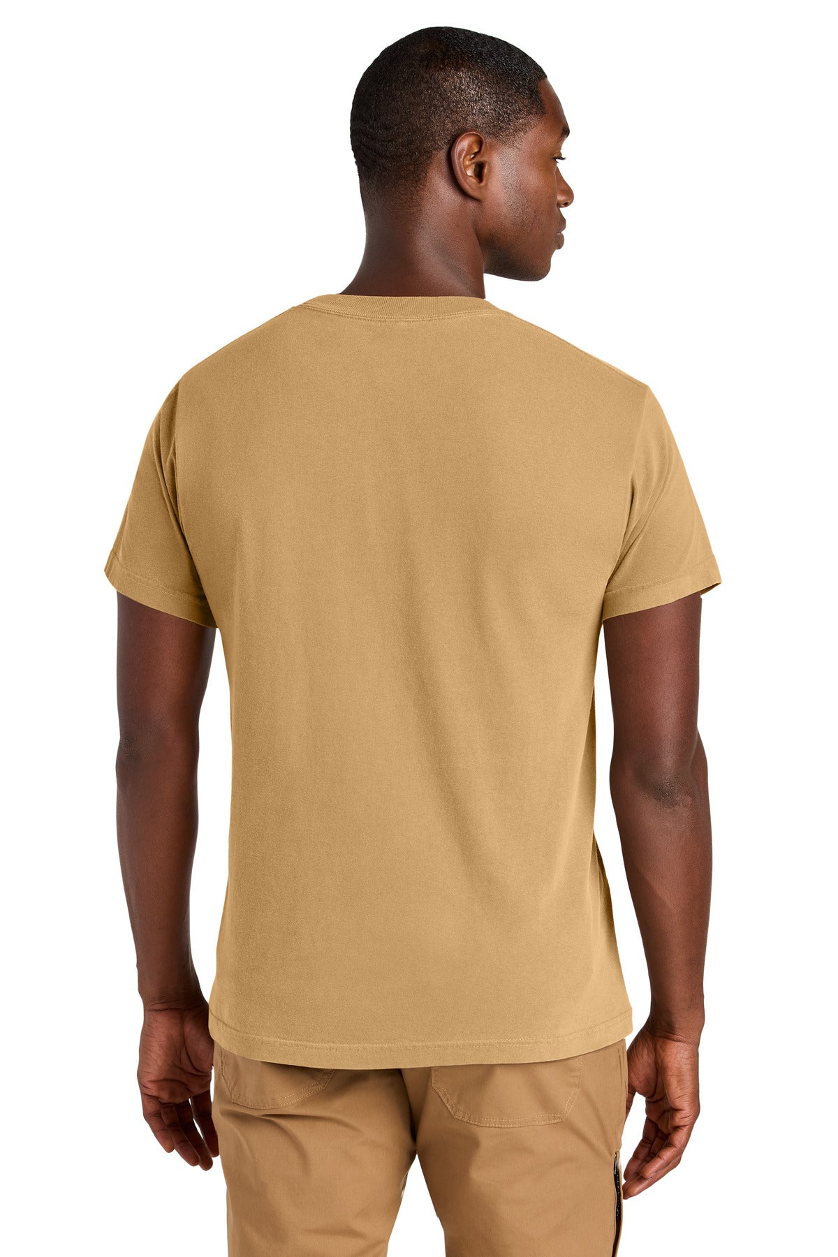 Custom Embroidered American Apparel Unisex Heavyweight Cotton Garment-Dyed Tee 1301GD,Faded Mustard