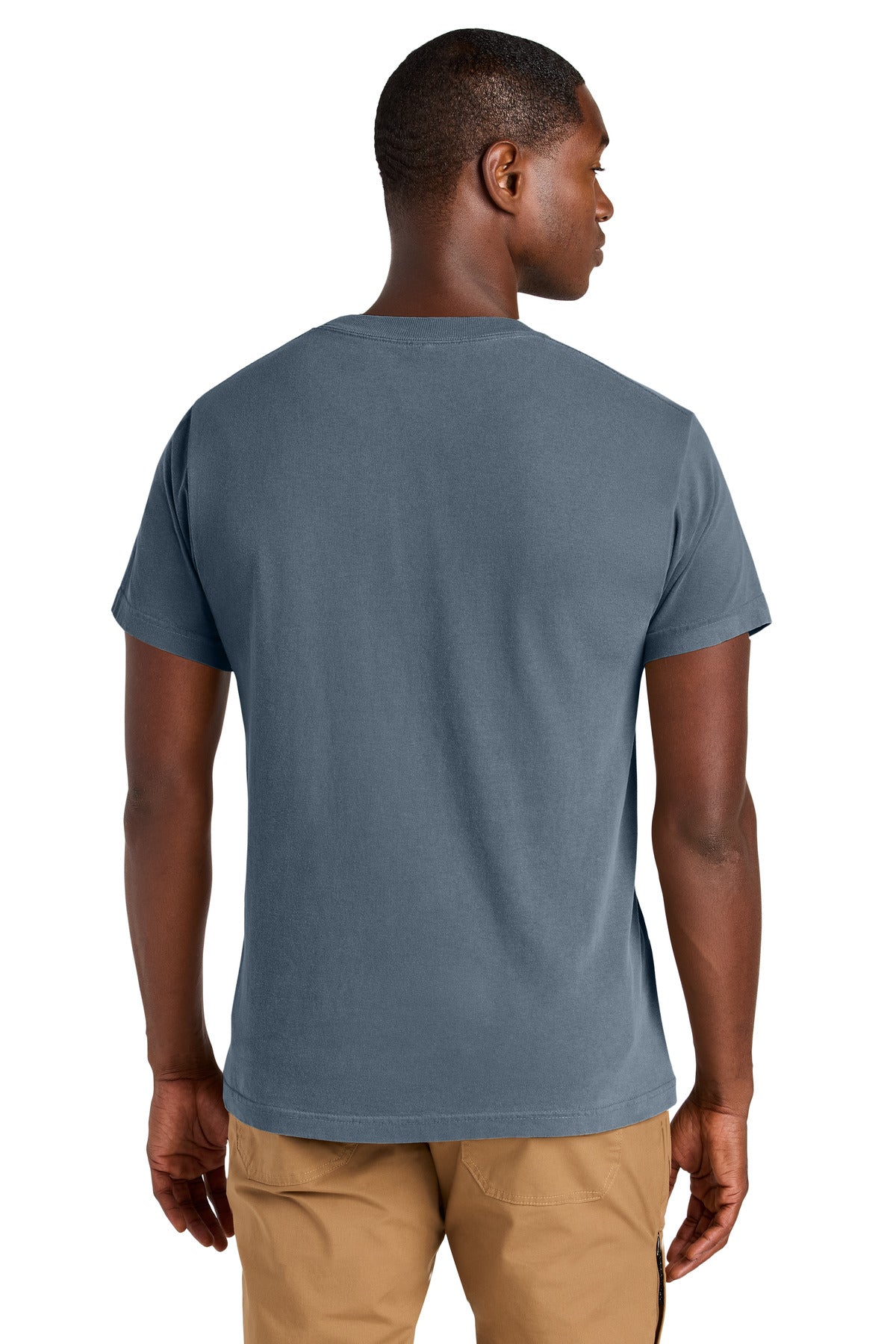 Custom Embroidered American Apparel Unisex Heavyweight Cotton Garment-Dyed Tee 1301GD,Faded Navy