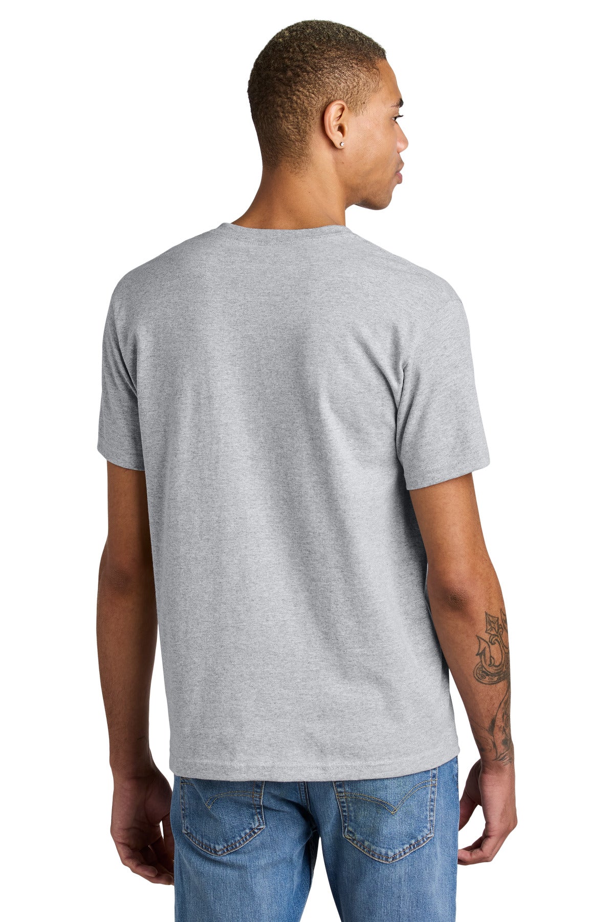 Custom Embroidered American Apparel Unisex Heavyweight T-Shirt 1301,Ash Grey
