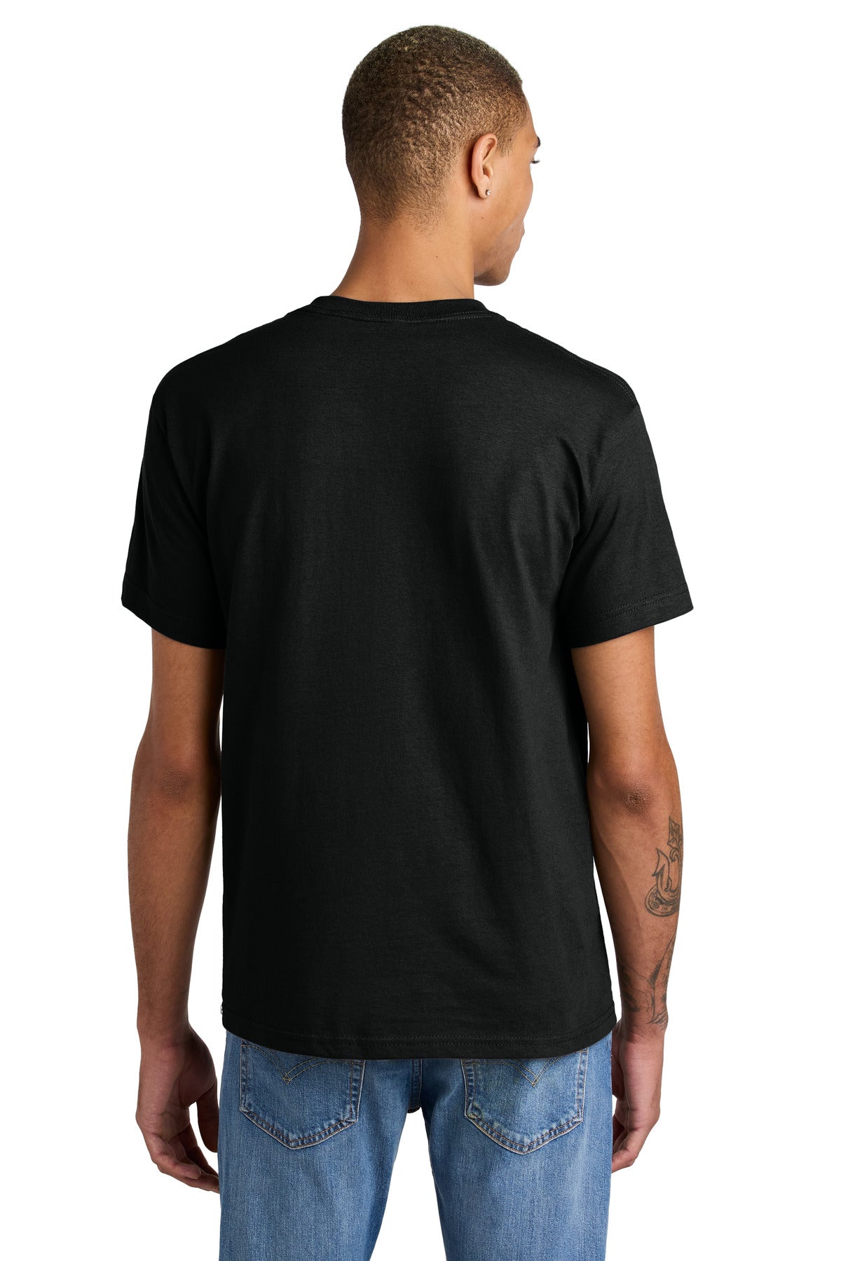 Custom Embroidered American Apparel Unisex Heavyweight T-Shirt 1301,Black